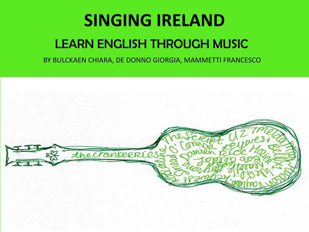 singing ireland