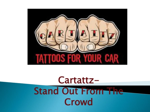 Cartattz - Stand Out From The Crowd