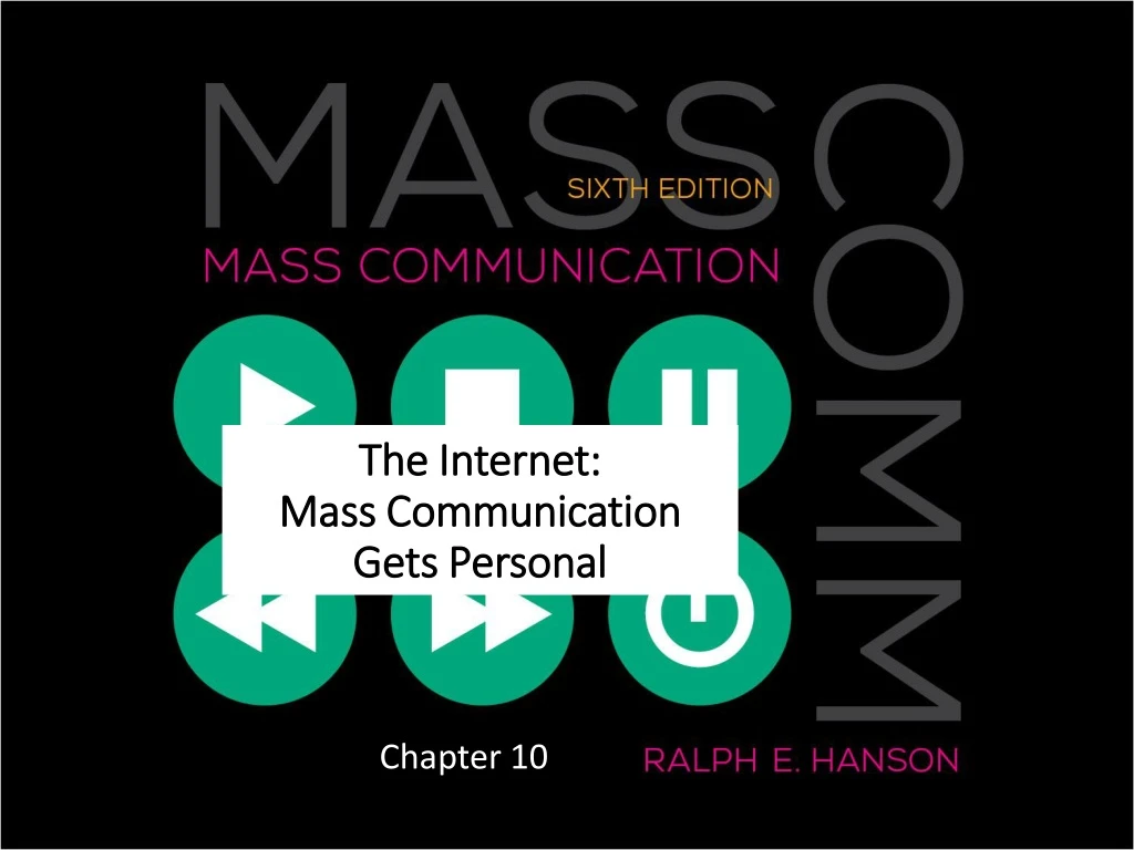 the internet mass communication gets personal