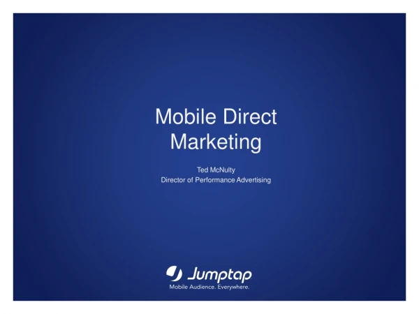 Mobile Direct Marketing