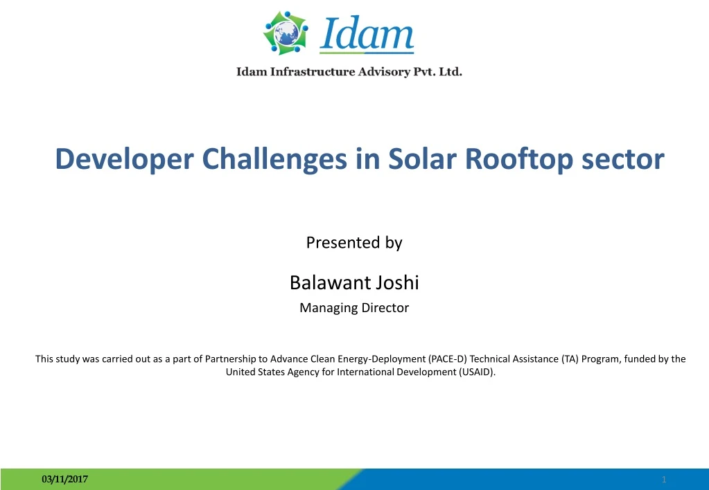 d eveloper challenges in solar rooftop sector