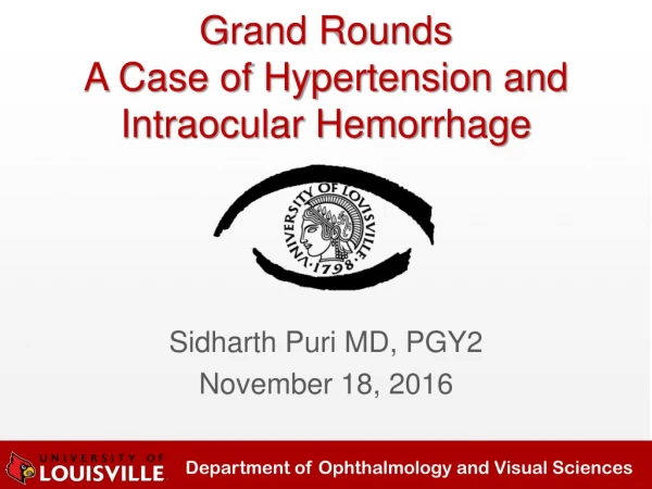 Grand Rounds A Case of Hypertension and Intraocular Hemorrhage