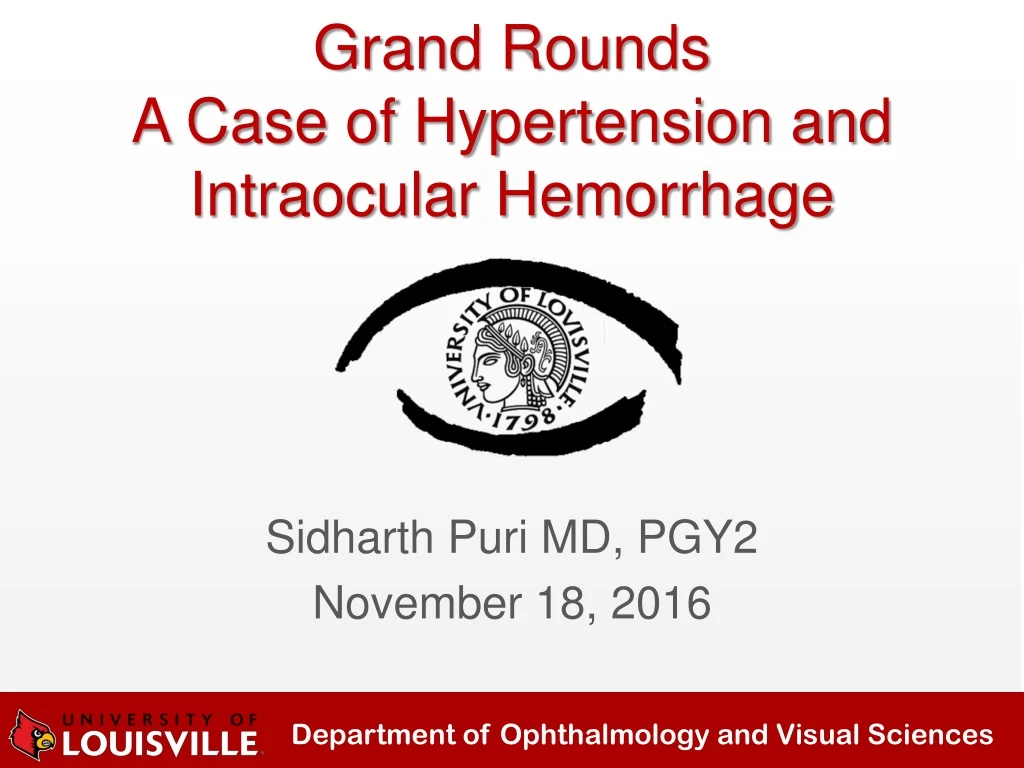 grand rounds a case of hypertension and intraocular hemorrhage