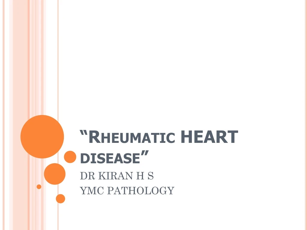 rheumatic heart disease