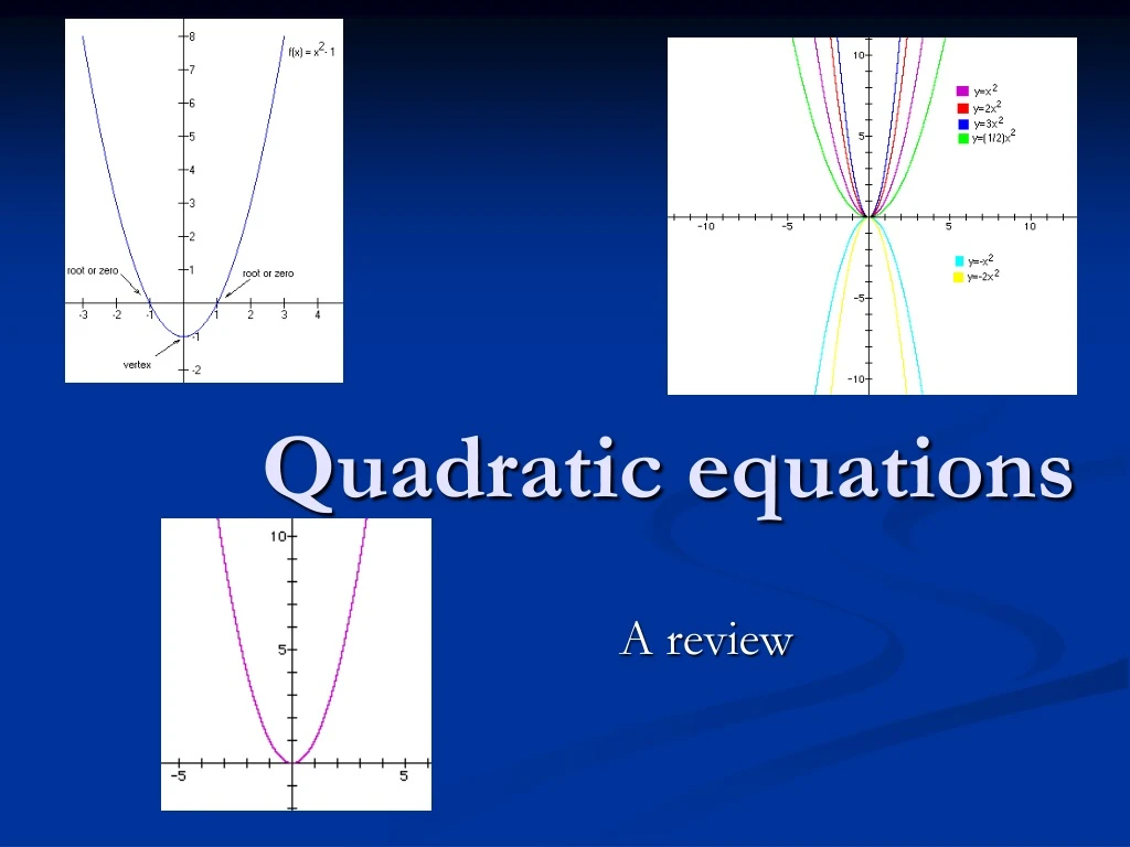 quadratic equations