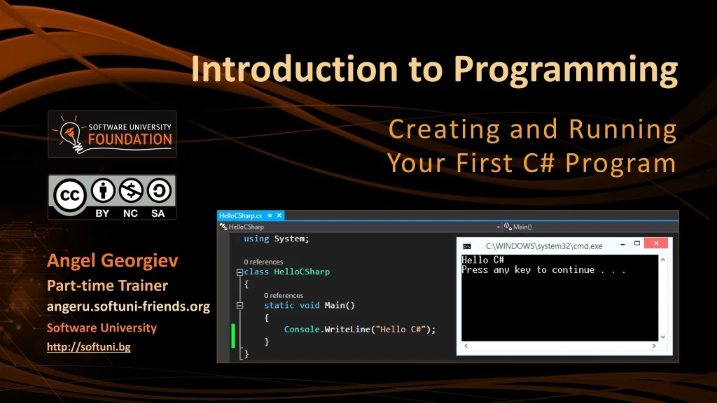 introduction to programming