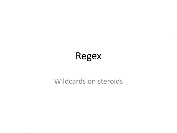 Regex