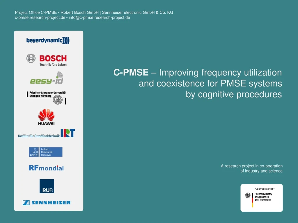 c pmse improving frequency utilization
