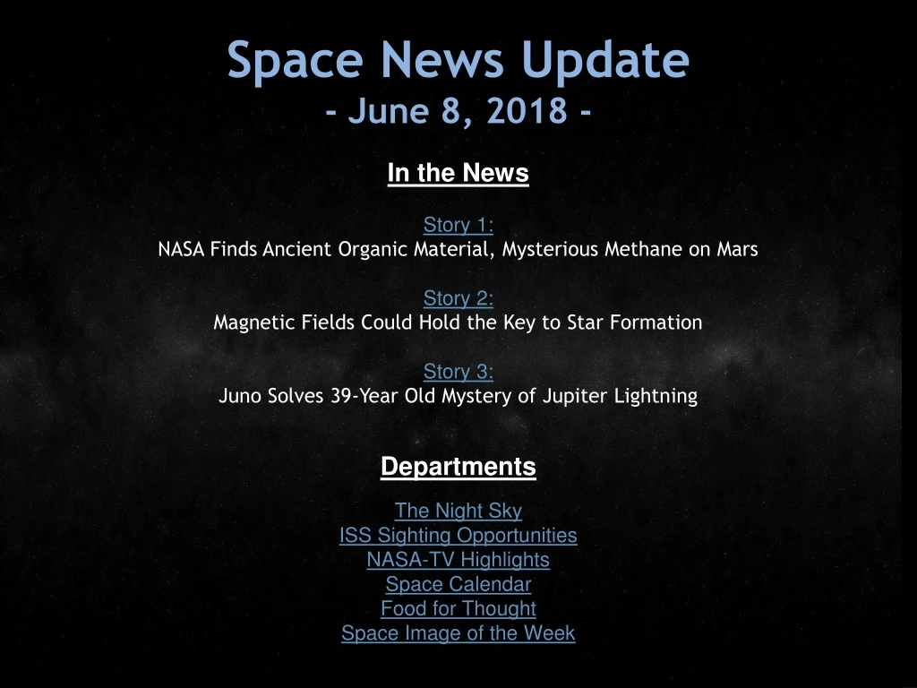 space news update june 8 2018