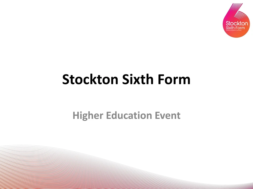 stockton sixth form