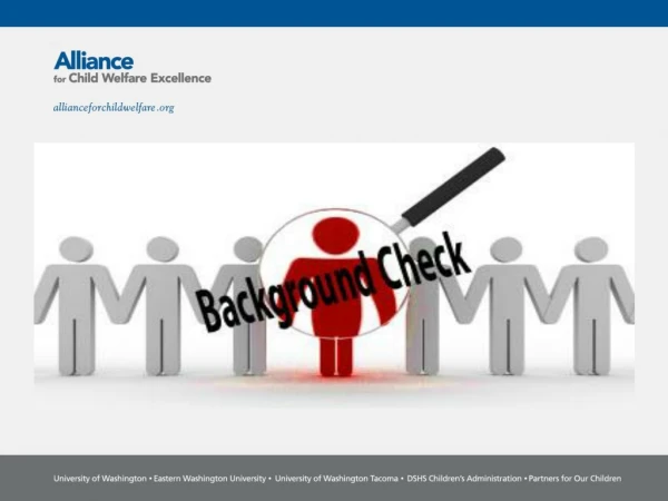 What is a background check ?