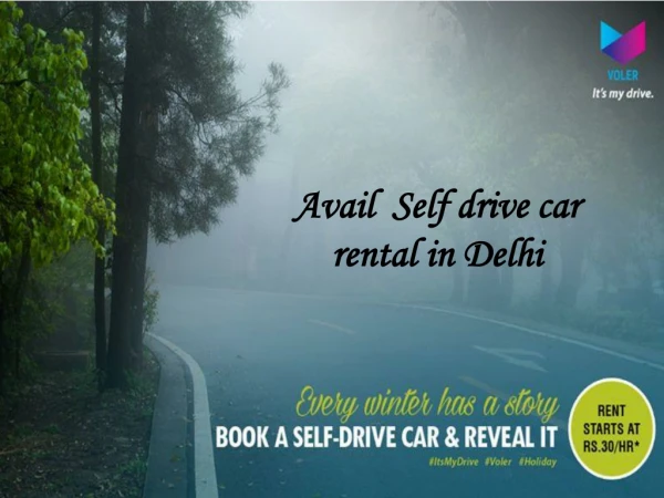 Avail Self drive car rental in Delhi
