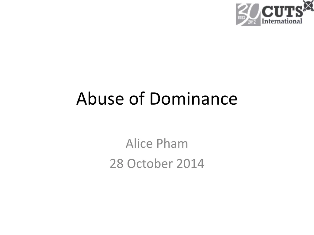 abuse of dominance