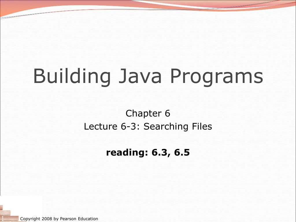 building java programs