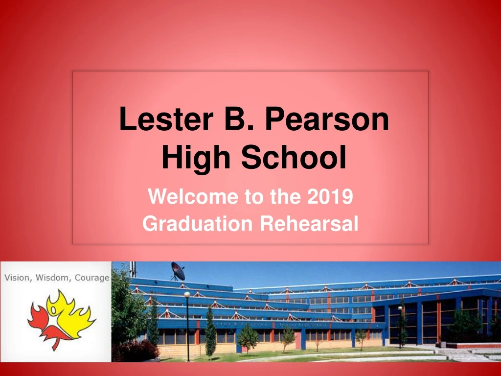 lester b pearson high school