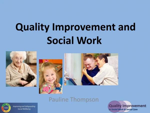 Quality Improvement and Social Work