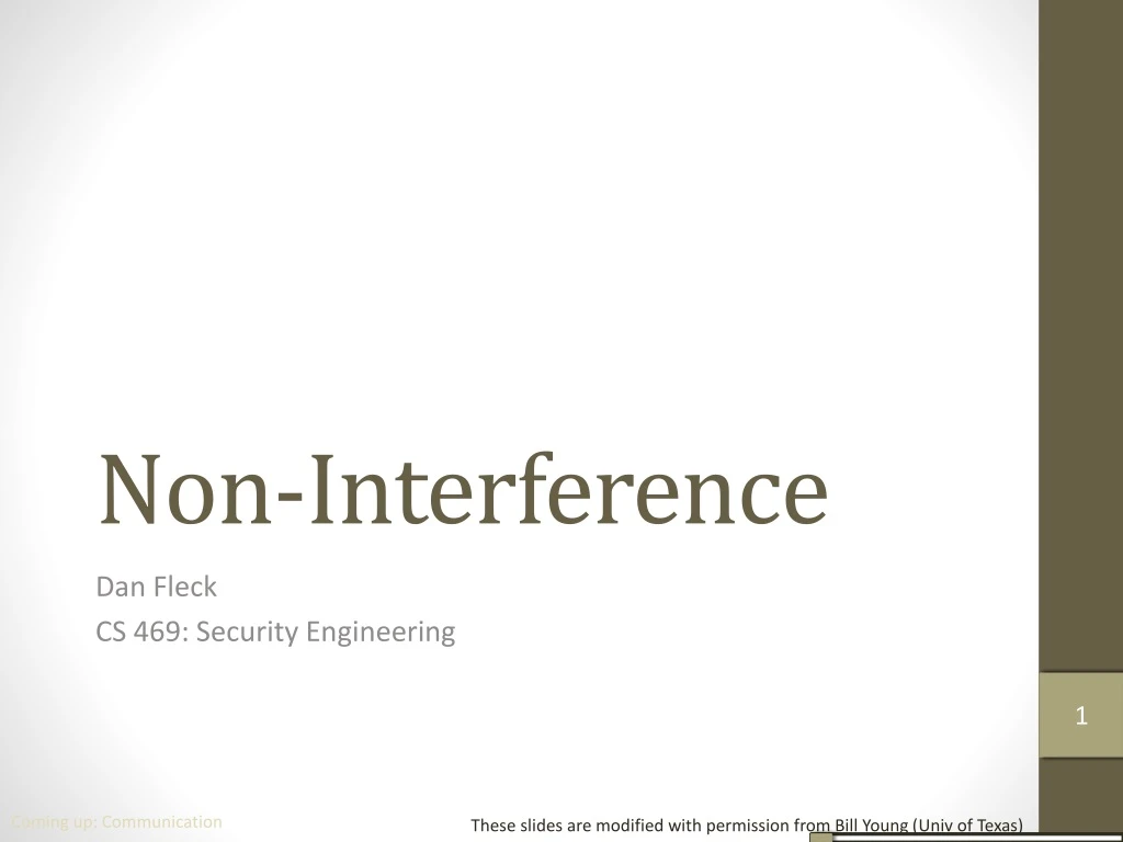 non interference
