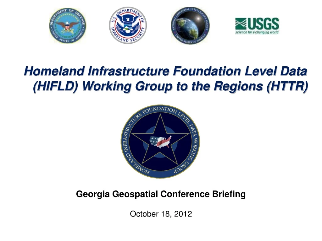 homeland infrastructure foundation level data