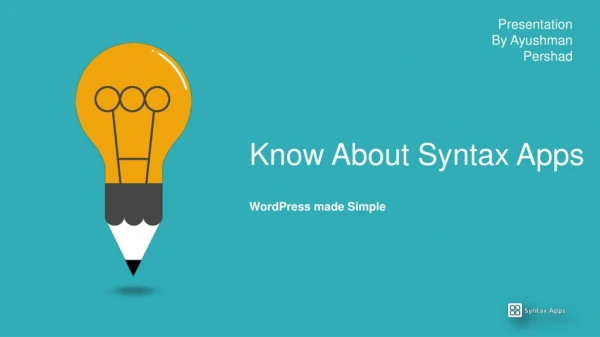 Know About Syntax Apps