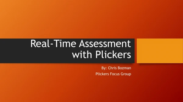Real-Time Assessment with Plickers