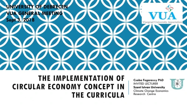 THE implementation of circular economy concept in the curricula