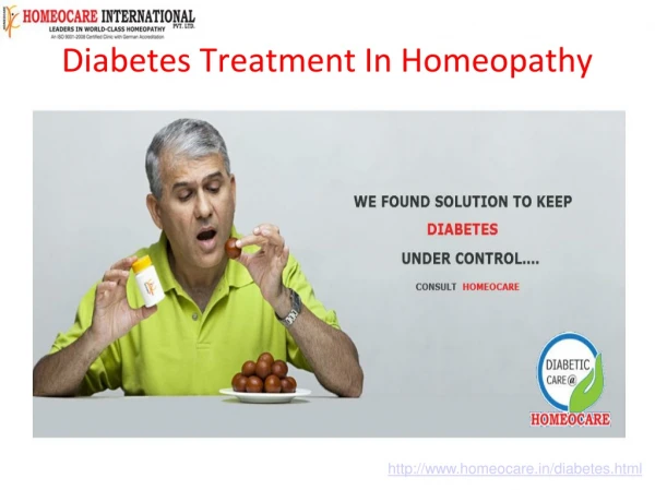 Diabetes Treatment In Homeopathy