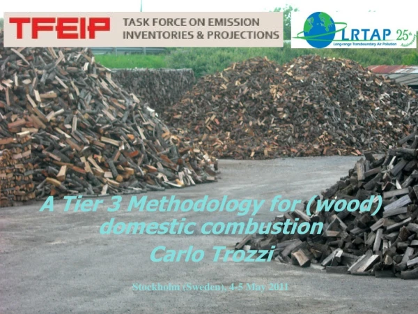 A Tier 3 Methodology for (wood) domestic combustion Carlo Trozzi