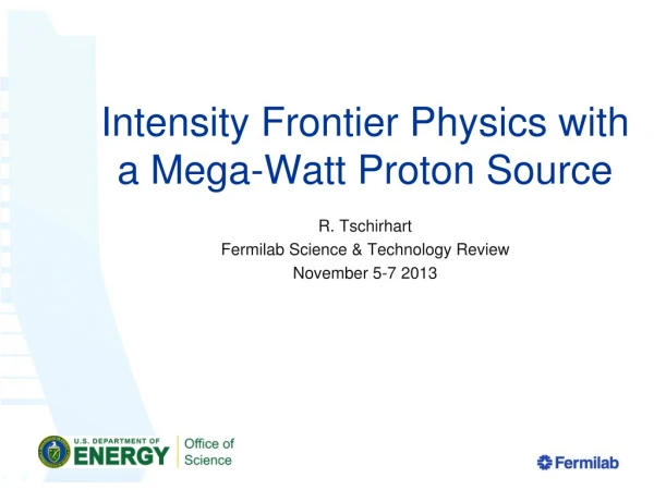 Intensity Frontier Physics with a Mega-Watt Proton Source