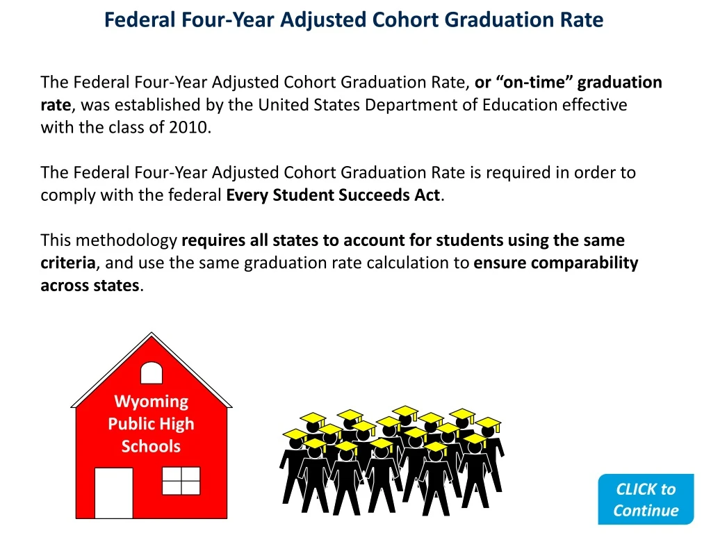 federal four year adjusted cohort graduation rate