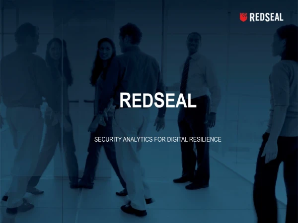 R ed s eal Security Analytics for Digital Resilience