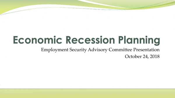 Economic Recession Planning