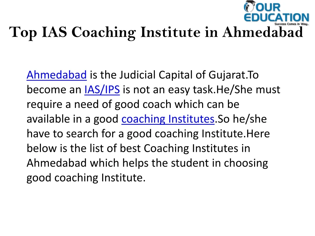 top ias coaching institute in ahmedabad