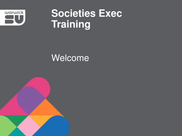 Societies Exec Training