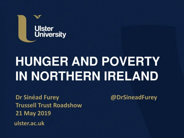 HUNGER AND POVERTY IN NORTHERN IRELAND