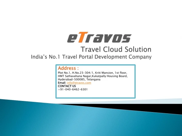 Travel Cloud Solution India’s No.1 Travel Portal Development Company