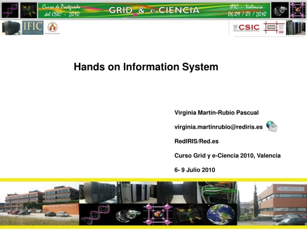 Hands on Information System