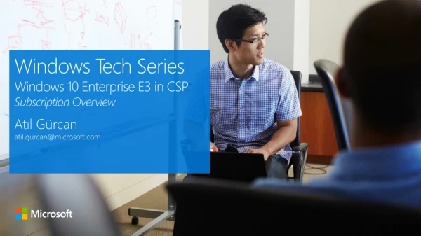 Windows Tech Series Windows 10 Enterprise E3 in CSP Subscription Overview