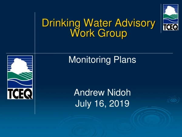 Drinking Water Advisory Work Group