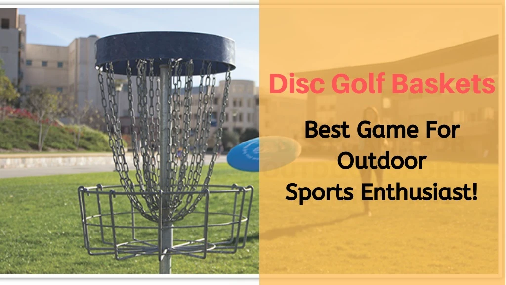 disc golf baskets