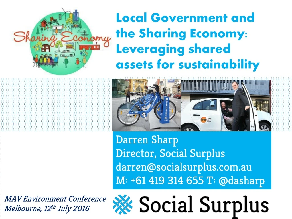 local government and the sharing economy