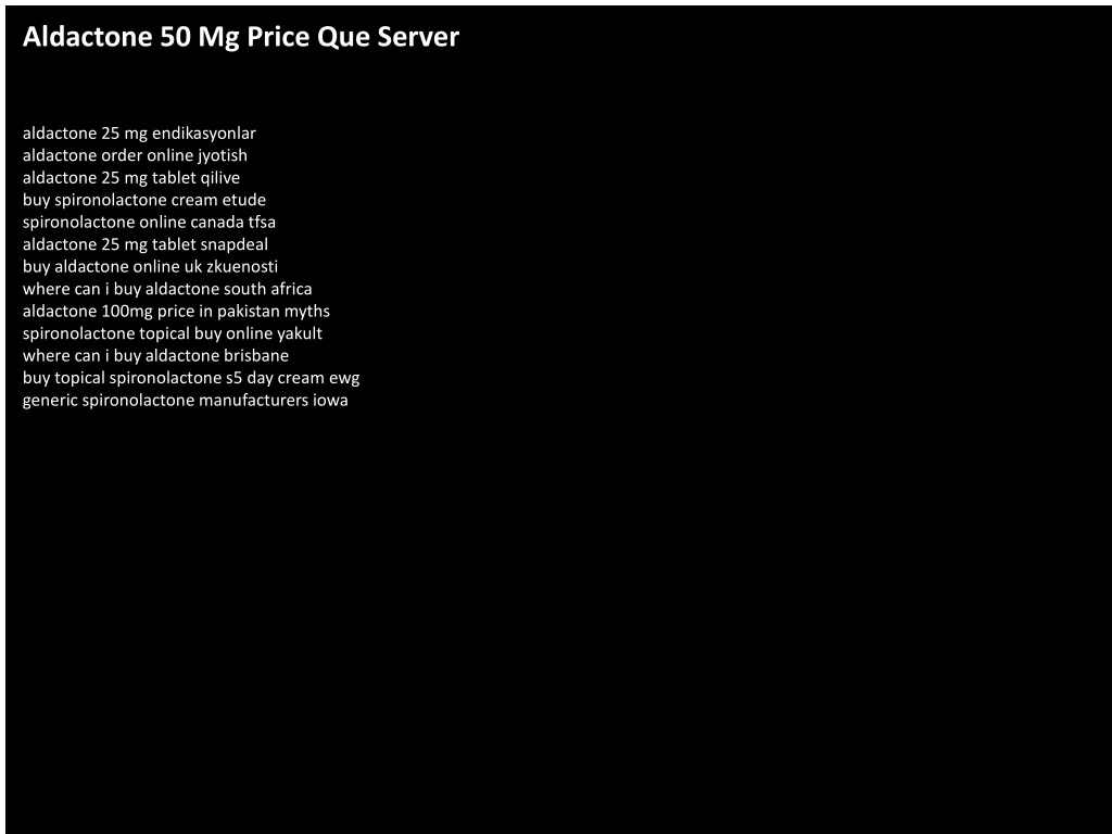 aldactone 50 mg price que server