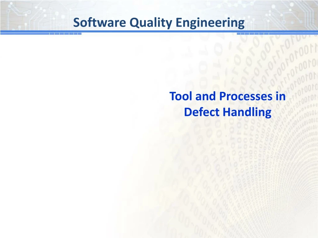 software quality engineering