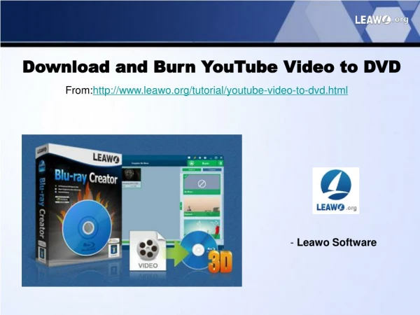 Download and Burn YouTube Video to DVD