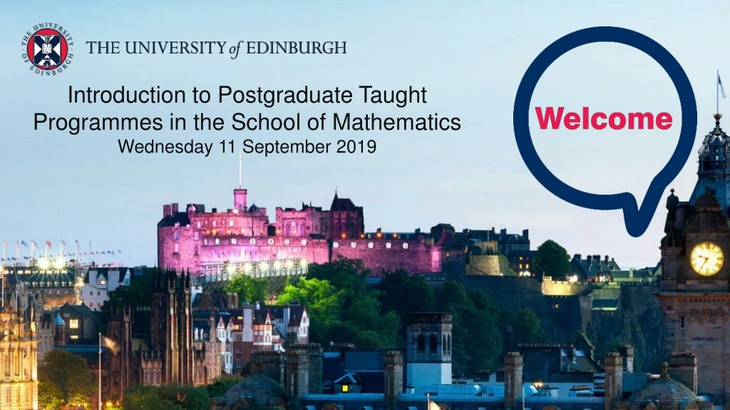 introduction to postgraduate taught programmes