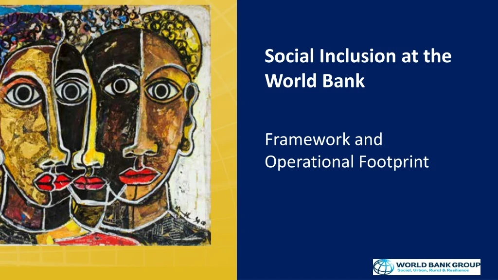 social inclusion at the world bank framework