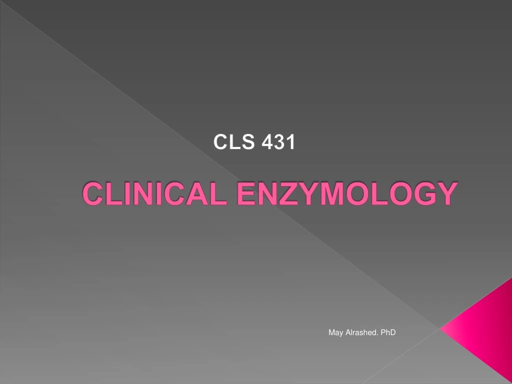 clinical enzymology