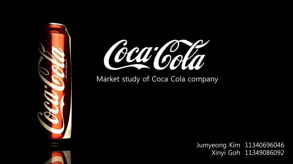 market study of coca cola company