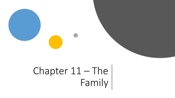 Chapter 11 – The Family