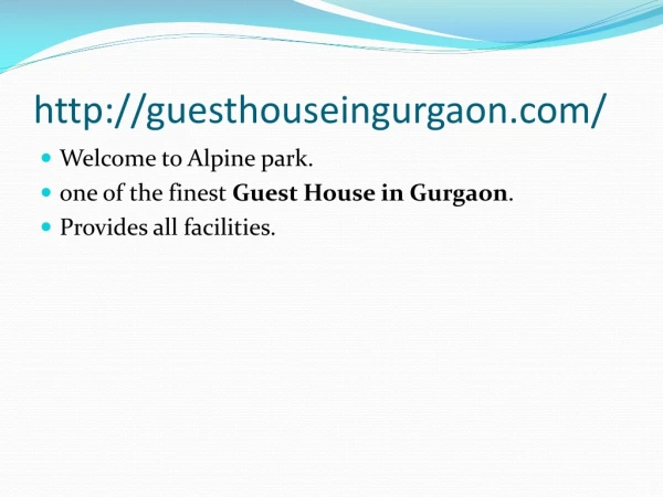 guesthouseingurgaon/