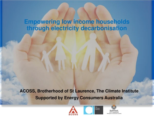Empowering low income households through electricity decarbonisation